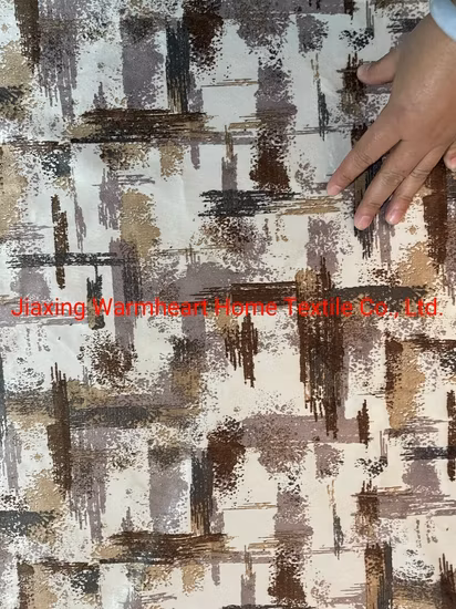 Sofá de tela impresa muebles de tela de tela Material decorativo (PT005)