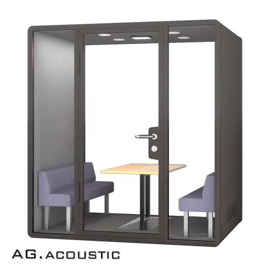  AG.  Material fonoabsorbente envuelto tela decorativa acústica de los paneles de pared del tablero